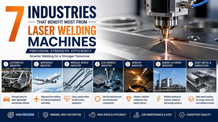 7 Industries That Benefit Most from Laser Welding Machines