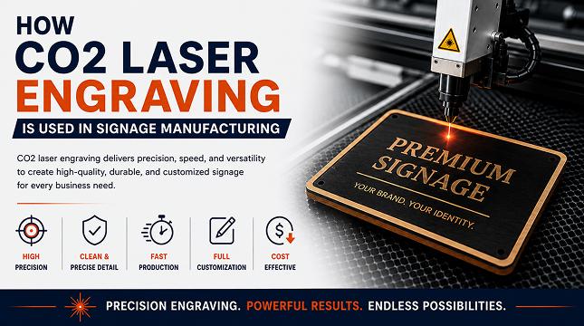 How CO2 Laser Engraving Is Used in Signage Manufacturing | Paratech